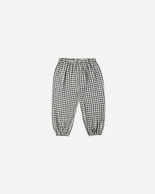 Parachute Pant | Navy Check | Rylee & Cru