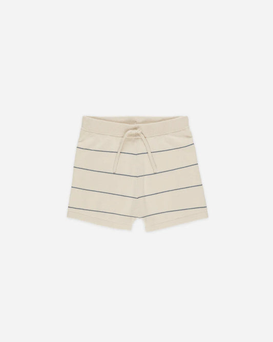Chandler Knit Short | Blue Stripe | Rylee & Cru