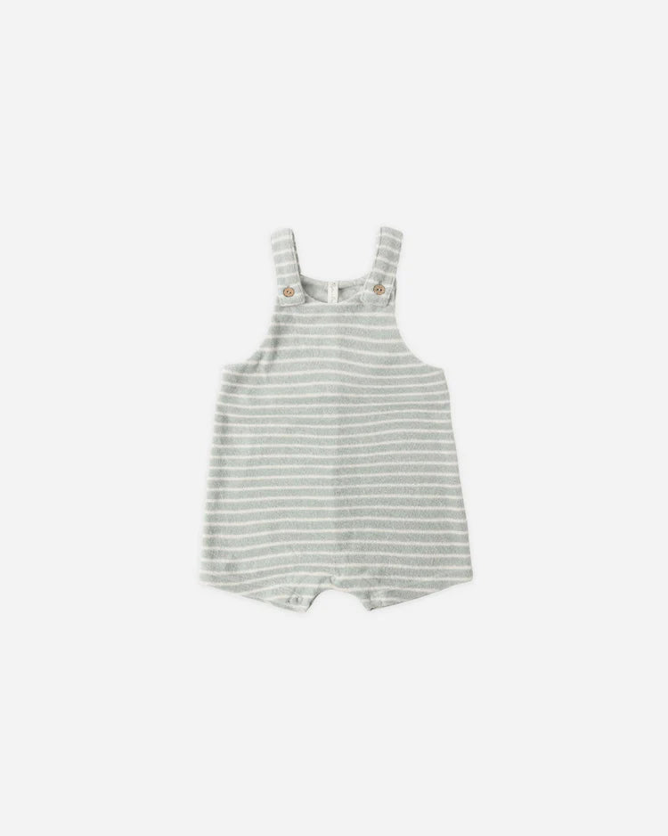 Gio Romper | Seafoam Terry Stripe | Rylee & Cru