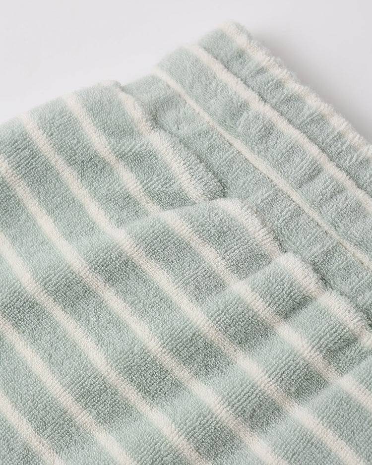 Terry Boys Short | Seafoam Stripe | Rylee & Cru