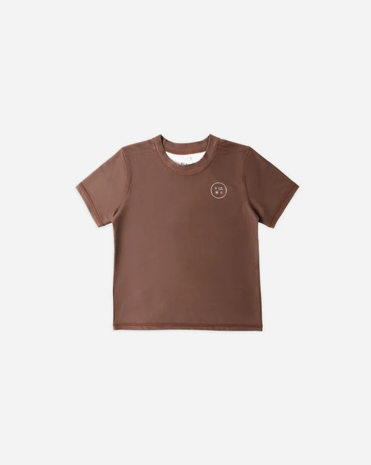 Short Sleeve Rashguard | Chocolate | Rylee & Cru
