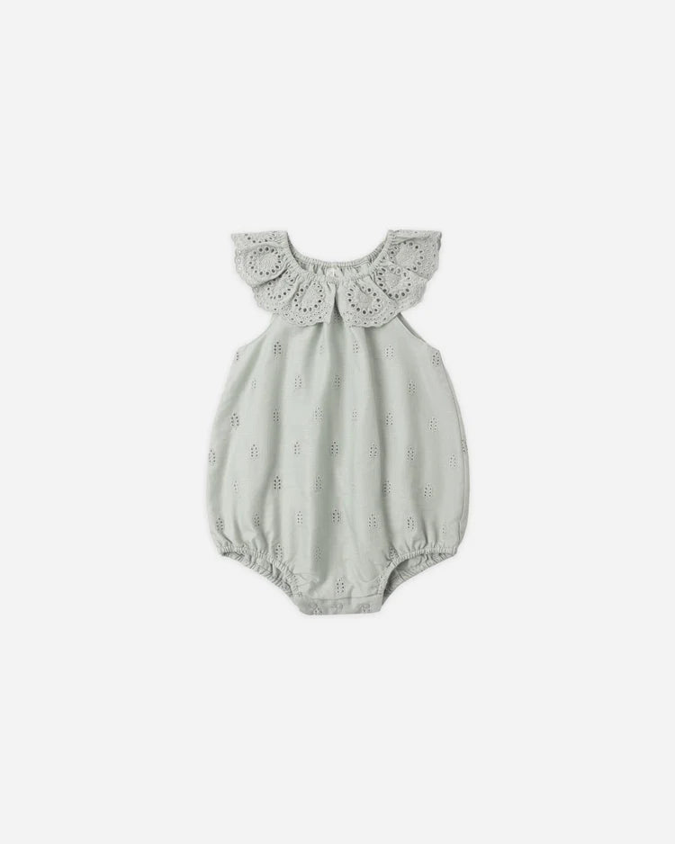 Myla Romper | Seafoam | Rylee & Cru