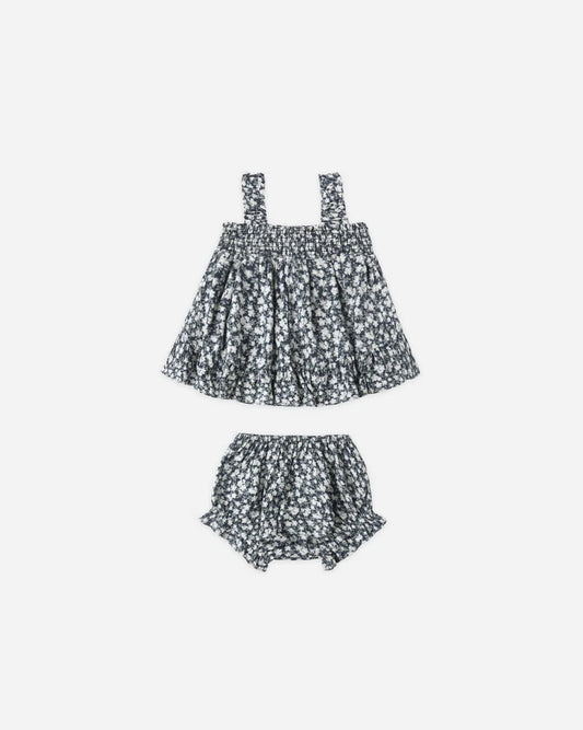 Lala Set | Navy Floral | Rylee & Cru