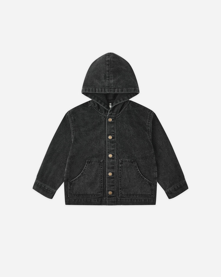 Sammy Jacket | Washed Black | Rylee & Cru