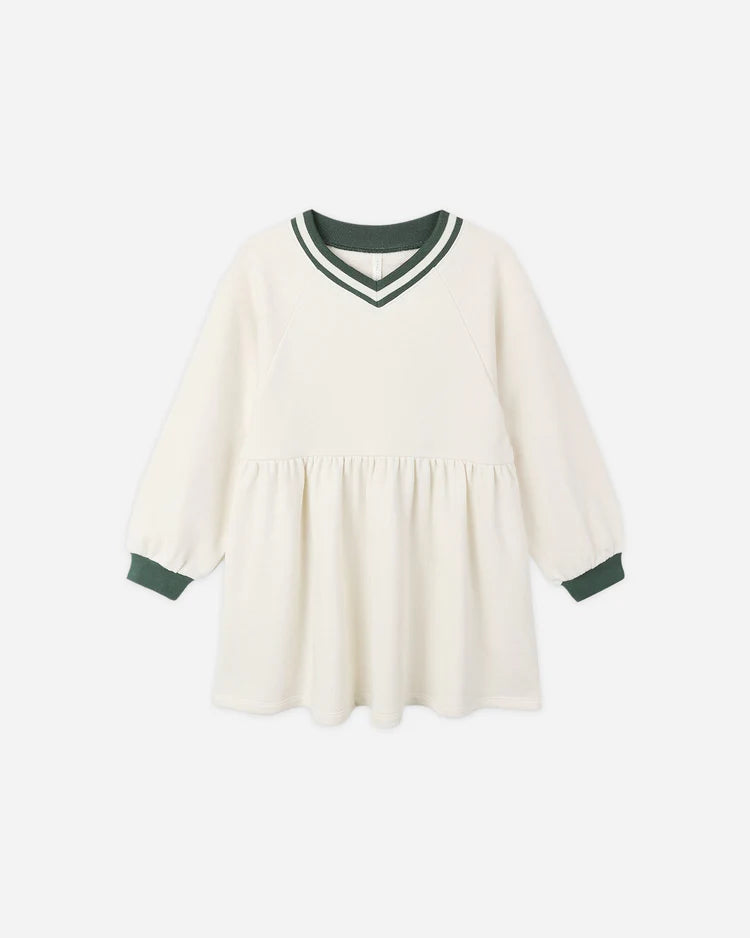 Raglan Sweatshirt Dress | Natural | Rylee & Cru
