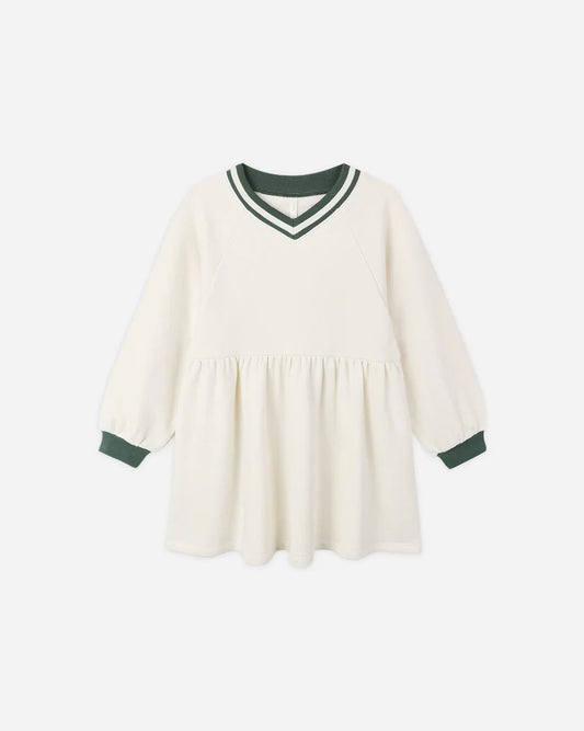 Raglan Sweatshirt Dress | Natural | Rylee & Cru
