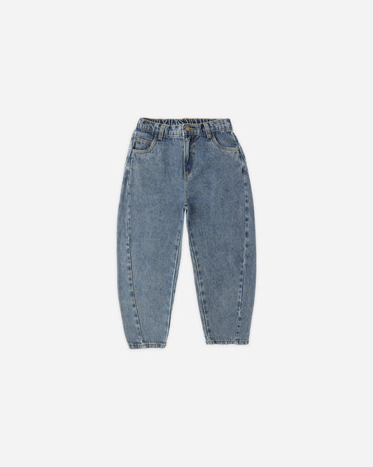 Barrel Pant | Indigo Denim | Rylee & Cru