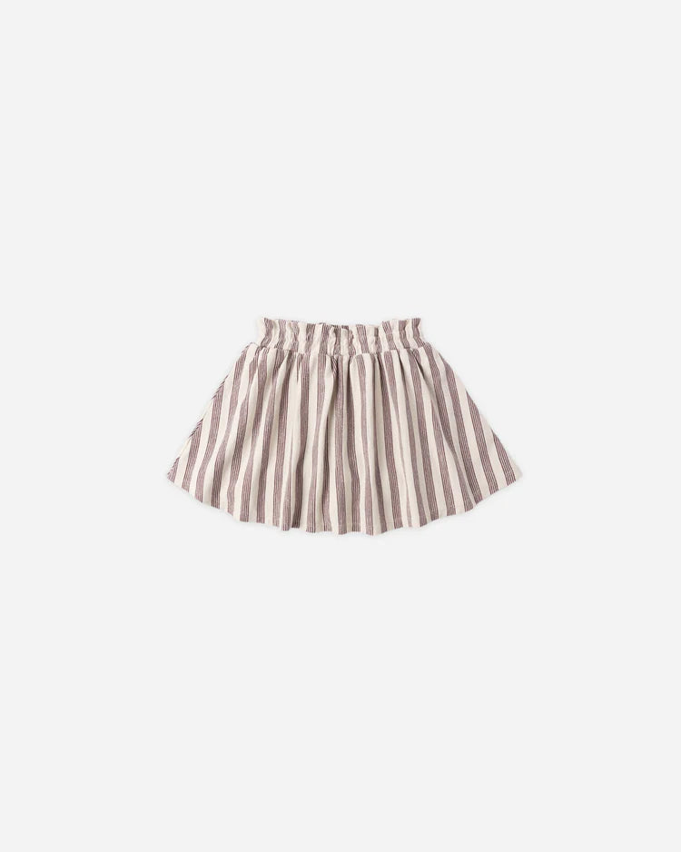 Sasha Skort | Brown Stripe | Rylee & Cru