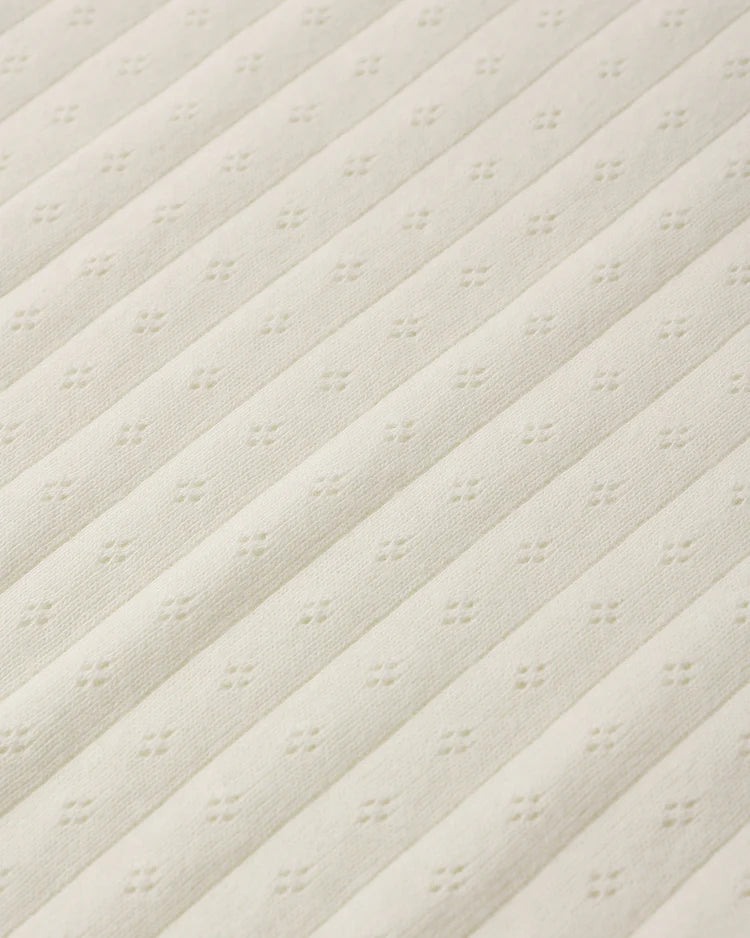 Ruffle Collar Bodysuit | Ivory | Rylee & Cru