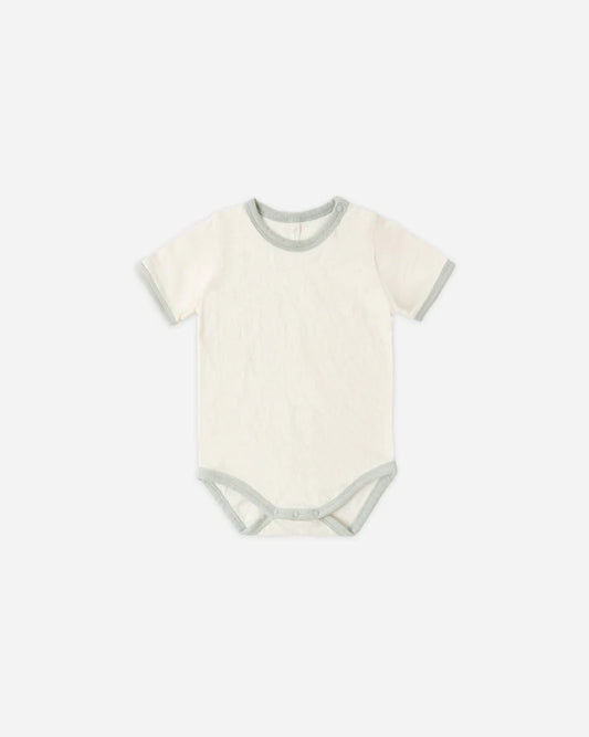 Ringer Bodysuit | Seafoam | Rylee & Cru