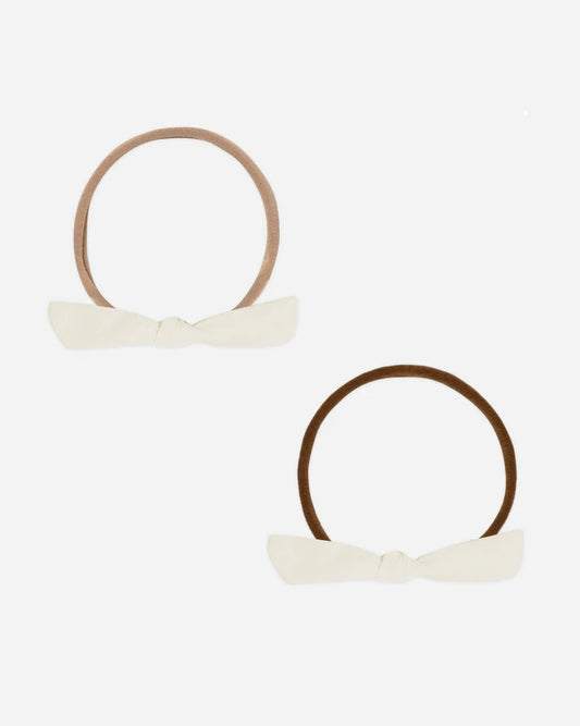 Little Knot Headband | Ivory | Rylee & Cru