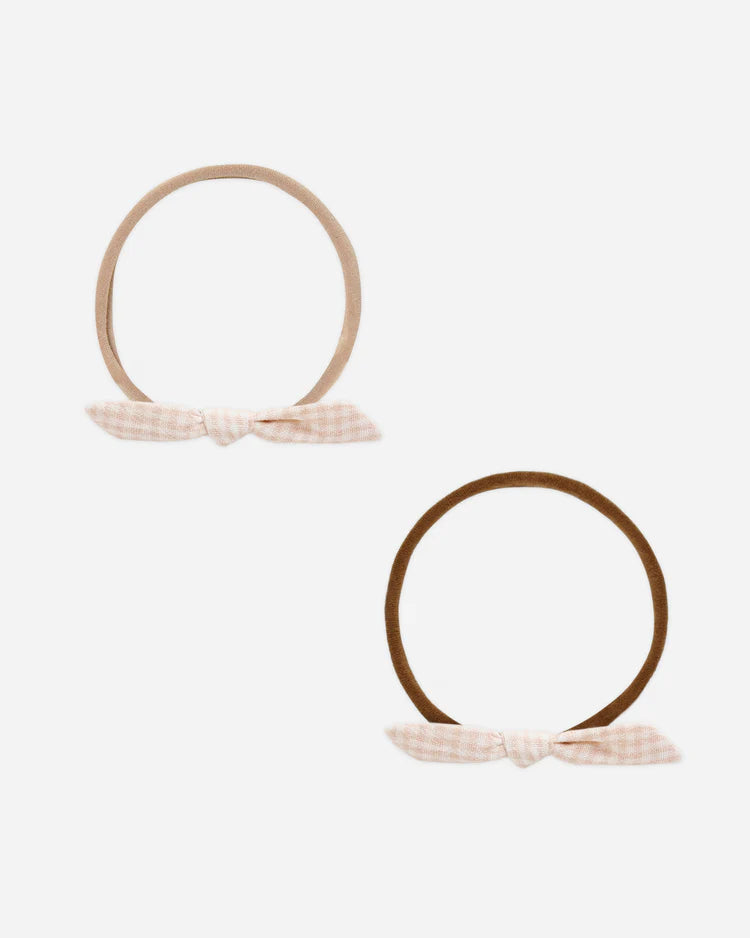Little Knot Headband | Petal Gingham | Rylee & Cru