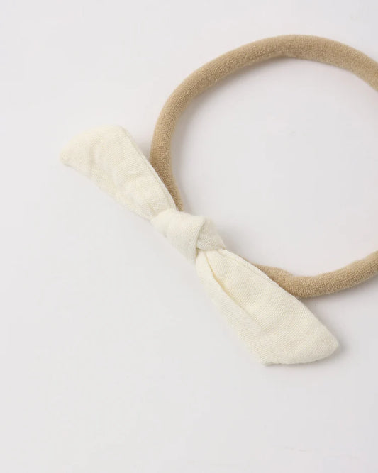 Little Knot Headband | Ivory | Rylee & Cru