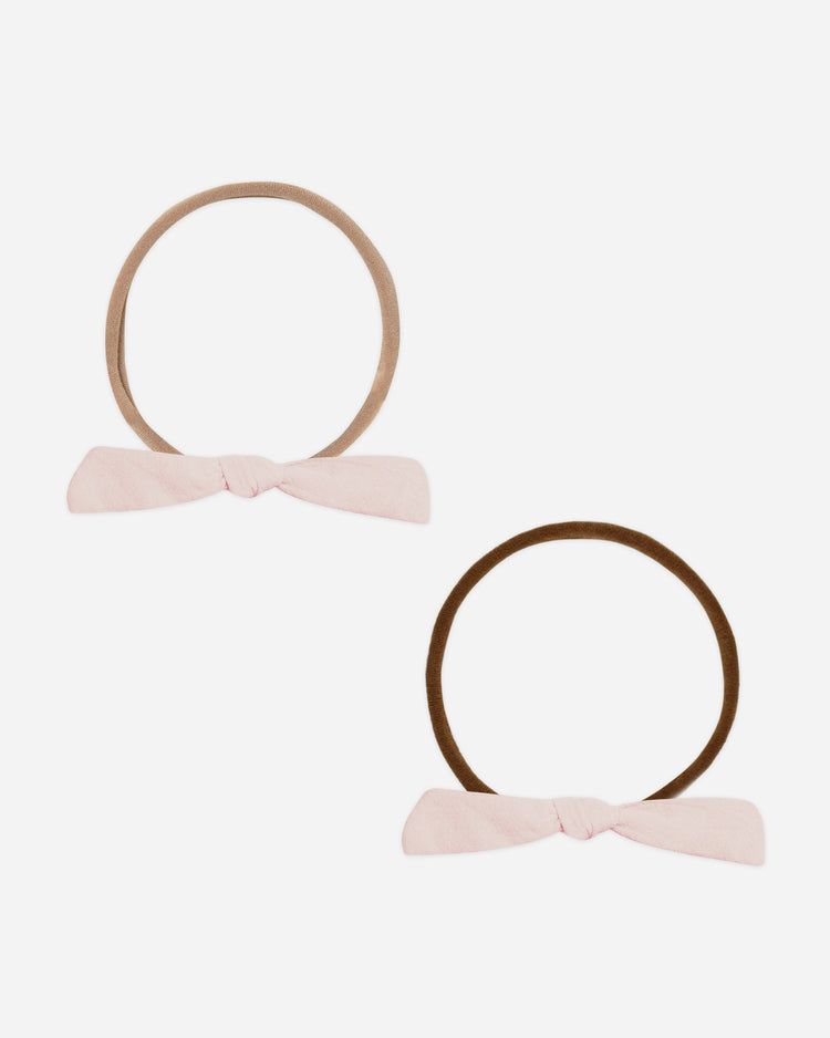 Little Knot Headband | Blush on Beige | Rylee & Cru