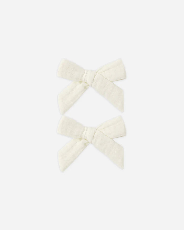 Bows, Set Of 2 | Ivory | Rylee & Cru