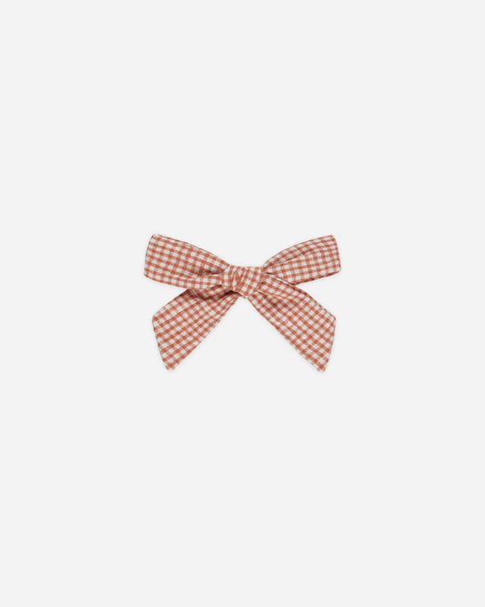 Bow | Poppy Gingham | Rylee & Cru