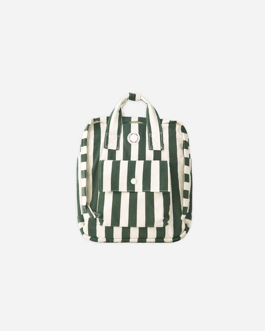Mini Backpack | Green Stripe | Rylee & Cru