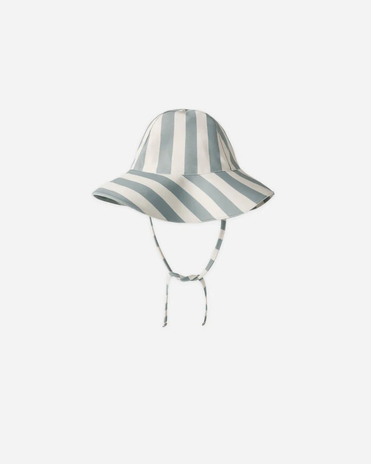 Floppy Swim Hat | Green Stripe | Rylee & Cru