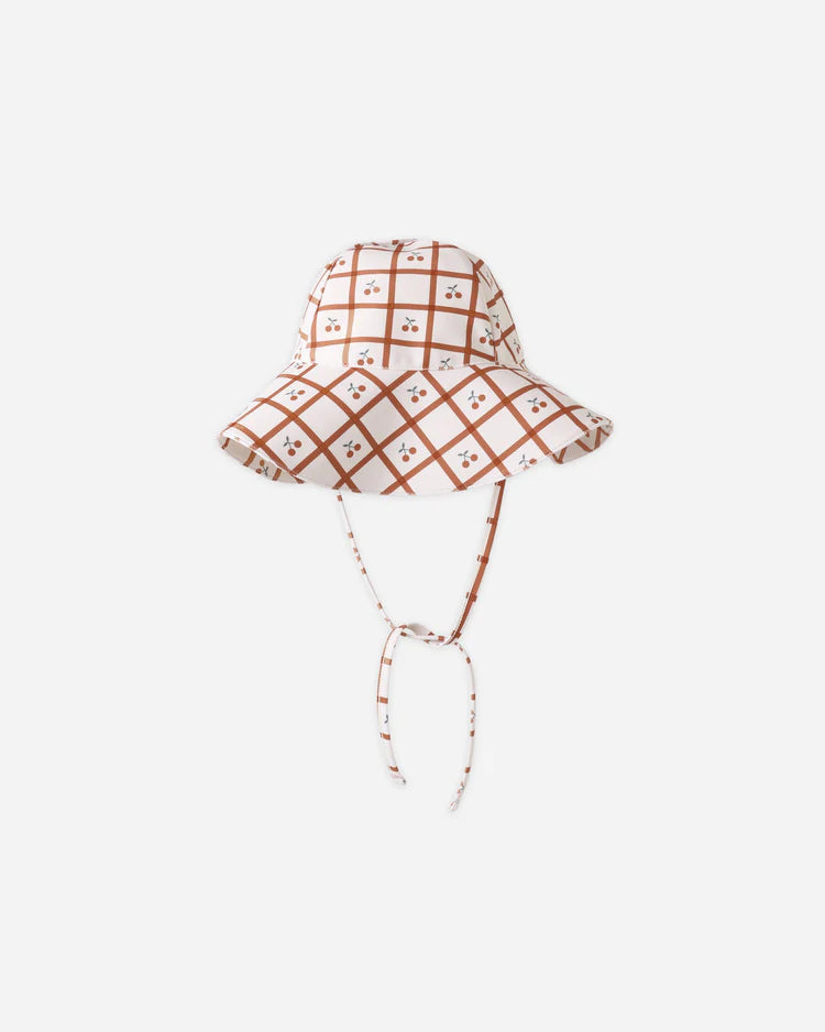 Floppy Sun Hat | Cherry Check | Rylee & Cru