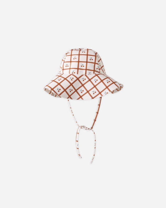 Floppy Sun Hat | Cherry Check | Rylee & Cru