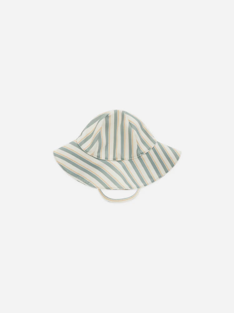 Floppy Swim Hat | Rylee + Cru | Aqua Stripe