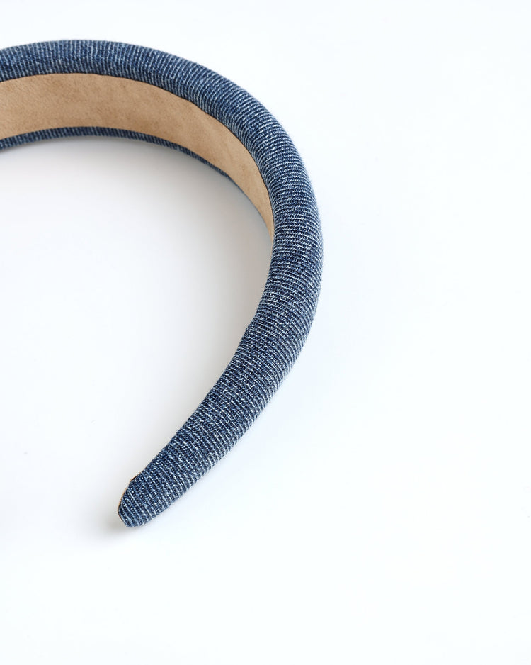 Padded Headband | Indigo Denim | Rylee & Cru
