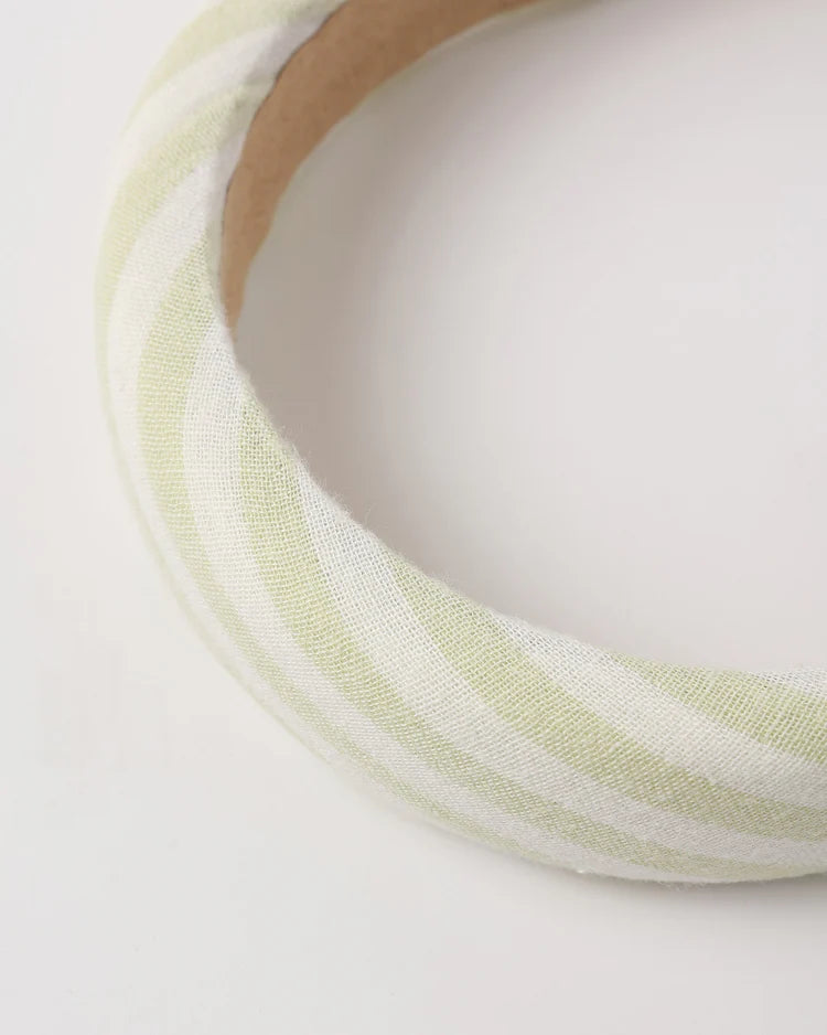Padded Headband | Citron Stripe | Rylee & Cru