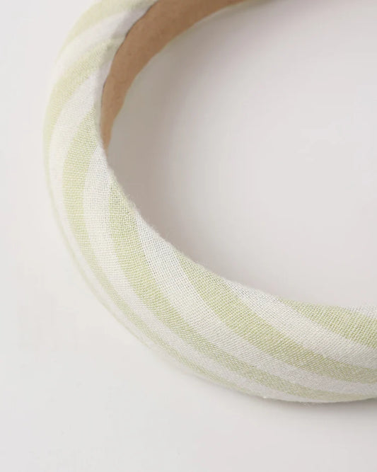 Padded Headband | Citron Stripe | Rylee & Cru