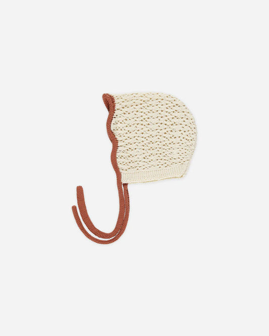 Knit Bonnet | Natural | Rylee & Cru