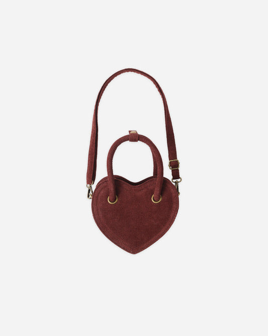 Heart Purse | Burgundy | Rylee & Cru