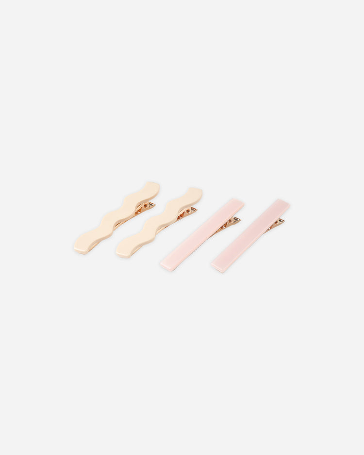 Wavy Clip Set | Blush, Natural | Rylee & Cru