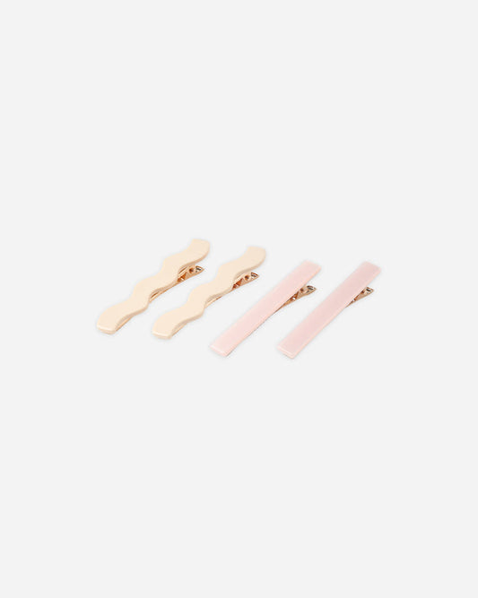 Wavy Clip Set | Blush, Natural | Rylee & Cru