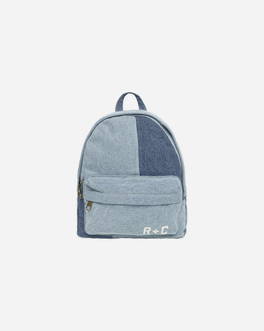 Mini Backpack | Patchwork Denim | Rylee + Cru