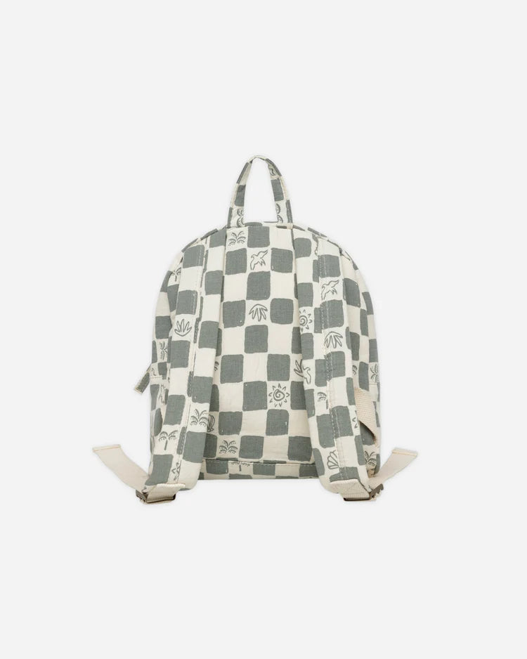 Mini Backpack | Coastal Check | Rylee & Cru