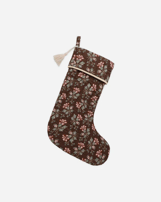 Christmas Stocking | Winter Floral | Rylee & Cru
