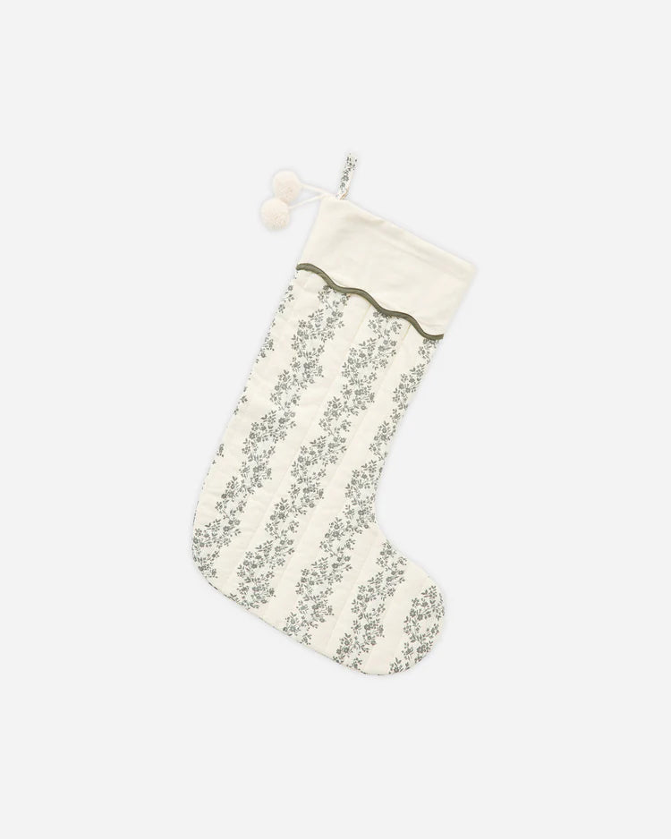 Christmas Stocking | Green Vines | Rylee & Cru