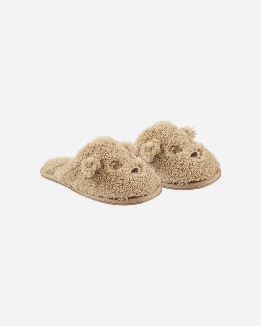 Bear Slippers | Gold | Rylee & Cru