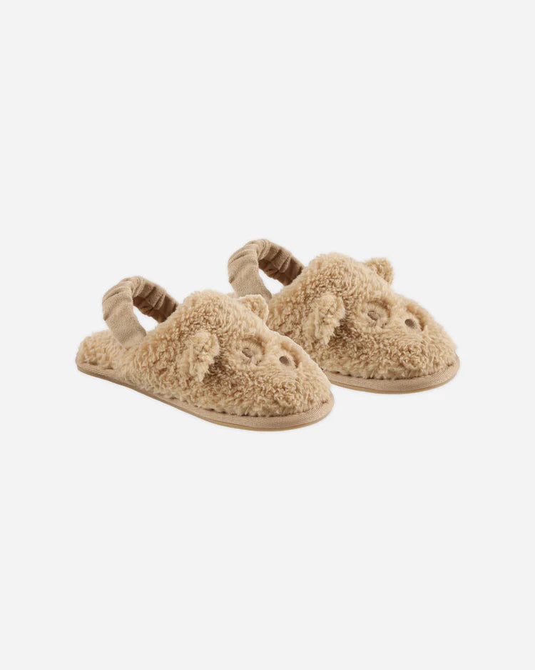 Bear Slippers | Gold | Rylee & Cru