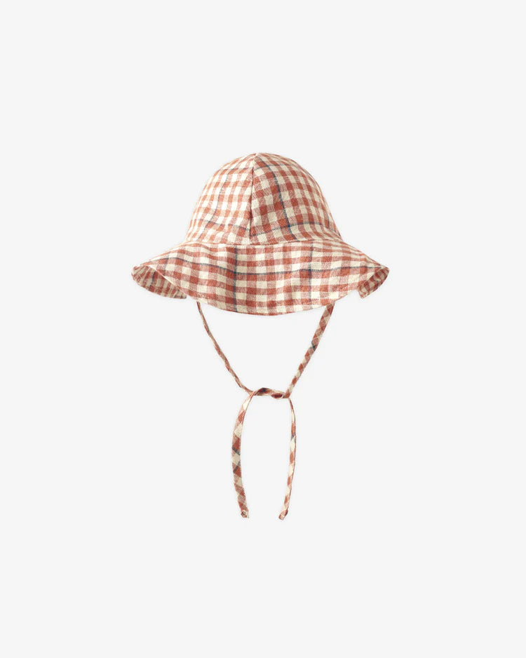 Floppy Sun Hat | Poppy Gingham | Rylee & Cru