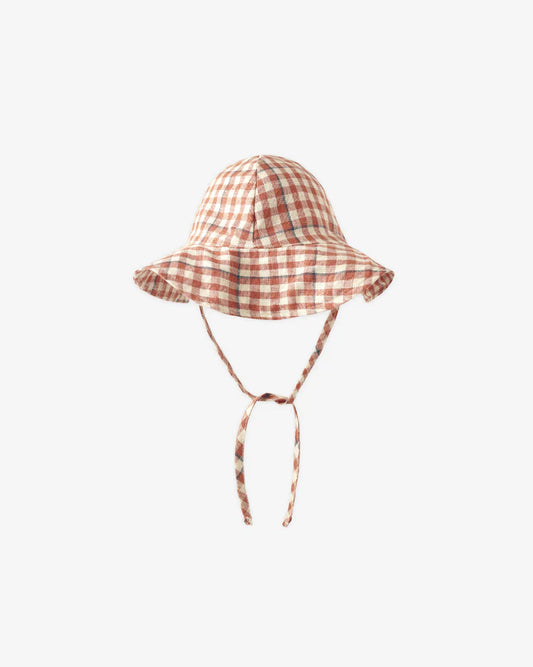 Floppy Sun Hat | Poppy Gingham | Rylee & Cru