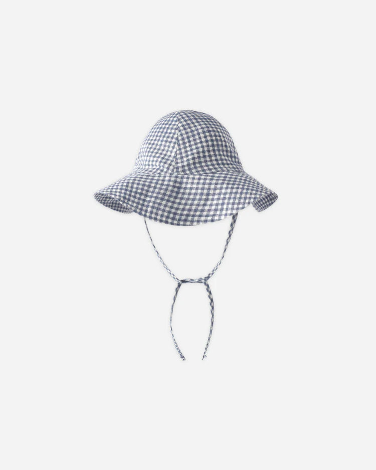 Floppy Sun Hat | Marine Gingham | Rylee & Cru