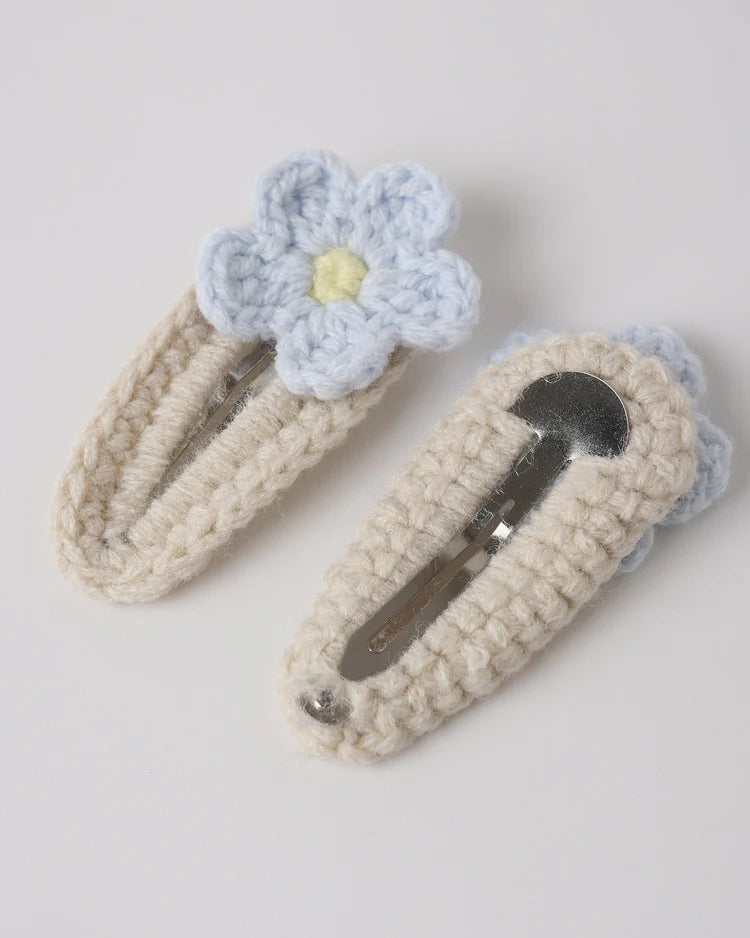 Crochet Clip Set | Natural | Rylee & Cru