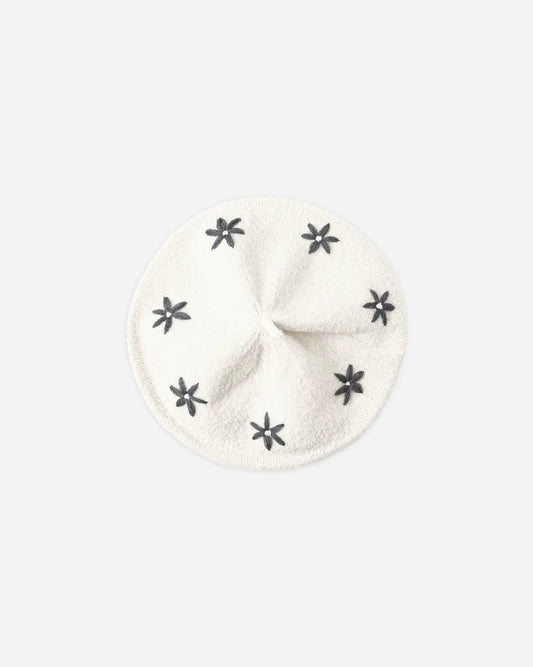 Tulip Beret | Midnight Daisies | Rylee & Cru