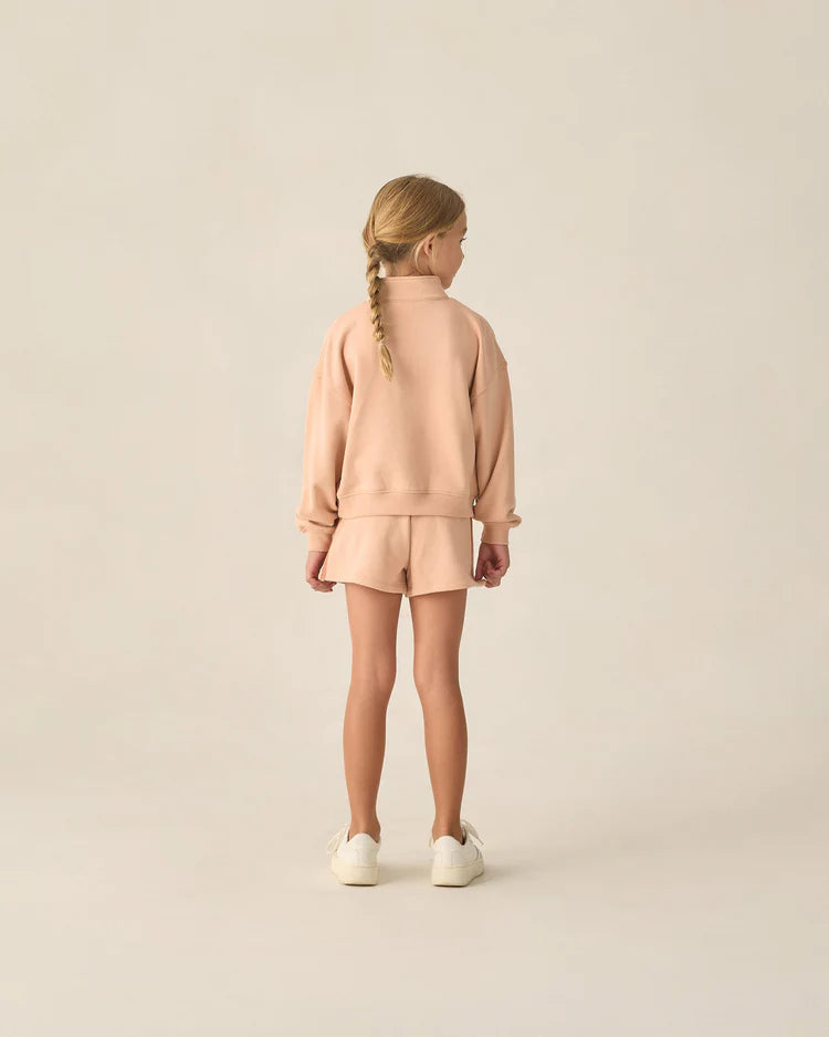 Half Zip Sweatshirt | Melon | Rylee & Cru