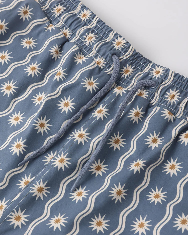 Mens Basic Boardshort | Sun Wave | Rylee & Cru