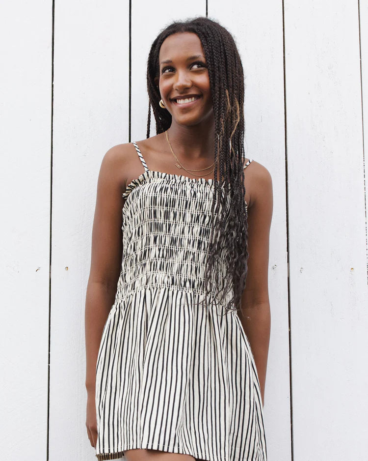 Teen Daria Mini Dress | Wavy Stripe | Rylee & Cru
