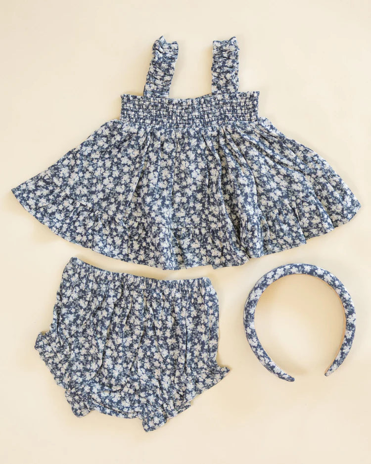 Lala Set | Navy Floral | Rylee & Cru