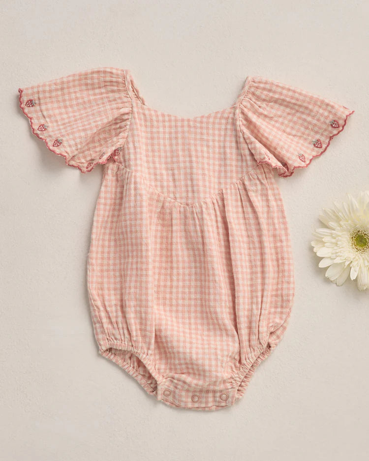 Roxy Romper | Petal Gingham | Rylee & Cru