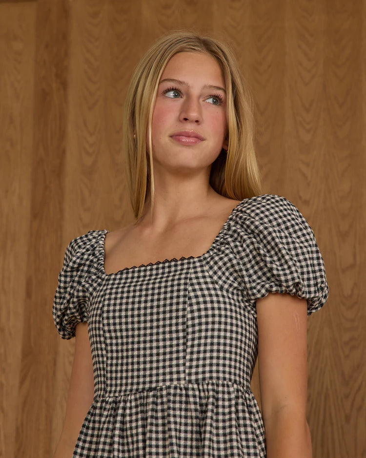 Axel Dress | Black Gingham | Rylee & Cru