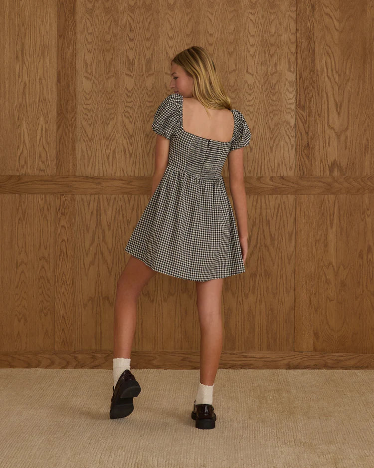 Axel Dress | Black Gingham | Rylee & Cru